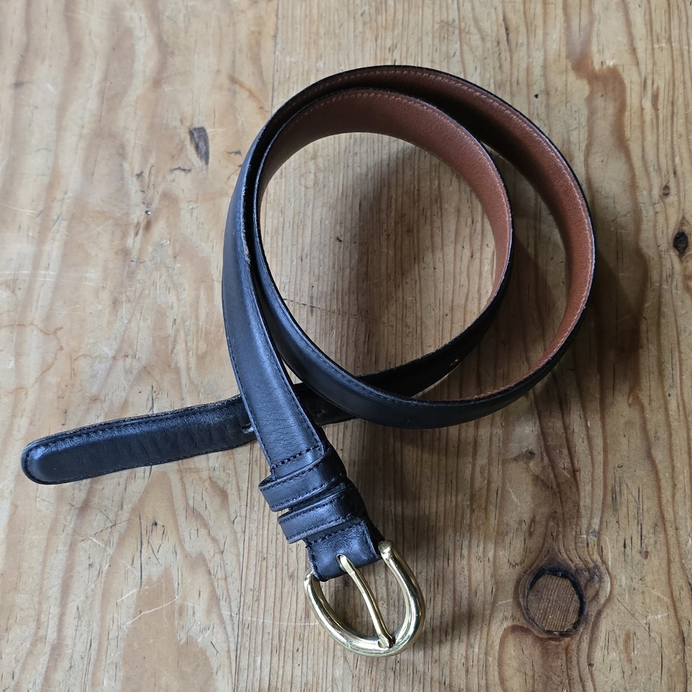Vintage 90's Coach Classic Belt 8400 Women's Belt - Medium - Black Leather